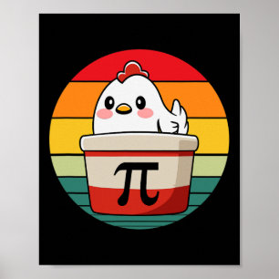 Poster Pi Day Picken Pot Pie Funny Math Enseignant Nerd G