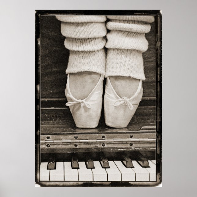 Poster Piano Ballet Duet grande taille (Devant)