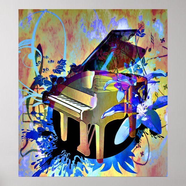 Poster Piano de Funky (Devant)