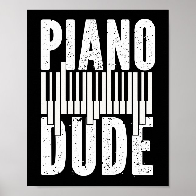 Poster Piano Piano Piano Dude (Devant)