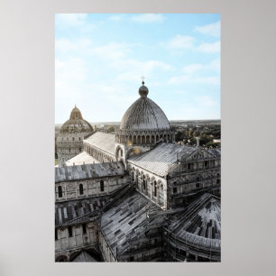 Poster Piazza Dei Miracoli - Pise