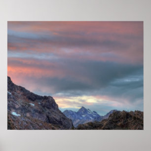 Poster Pic Argonaut, coucher de soleil