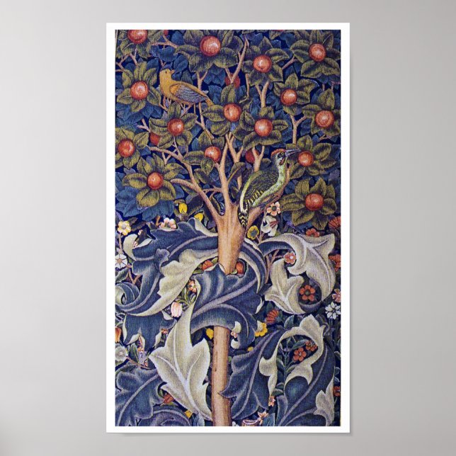 Poster Pic de bois, William Morris (Devant)