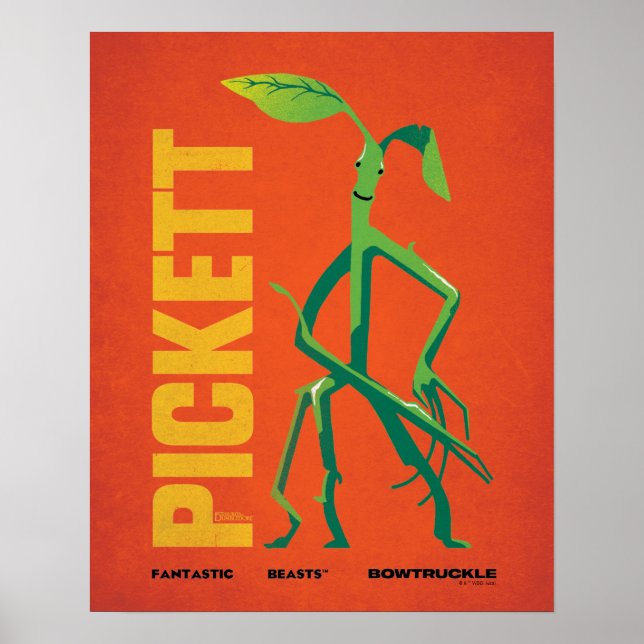 Poster Pickett Vintage Graphic (Devant)