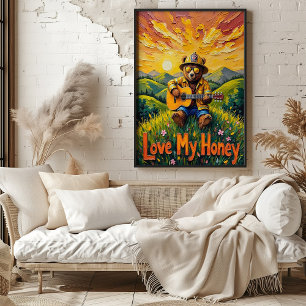 Poster Pickin pastoral' : Bear's Grassy Jam