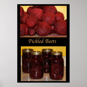 Poster Pickled Beets