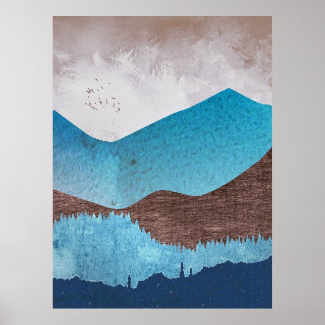 Poster Pics des Blue Mountain (Devant)