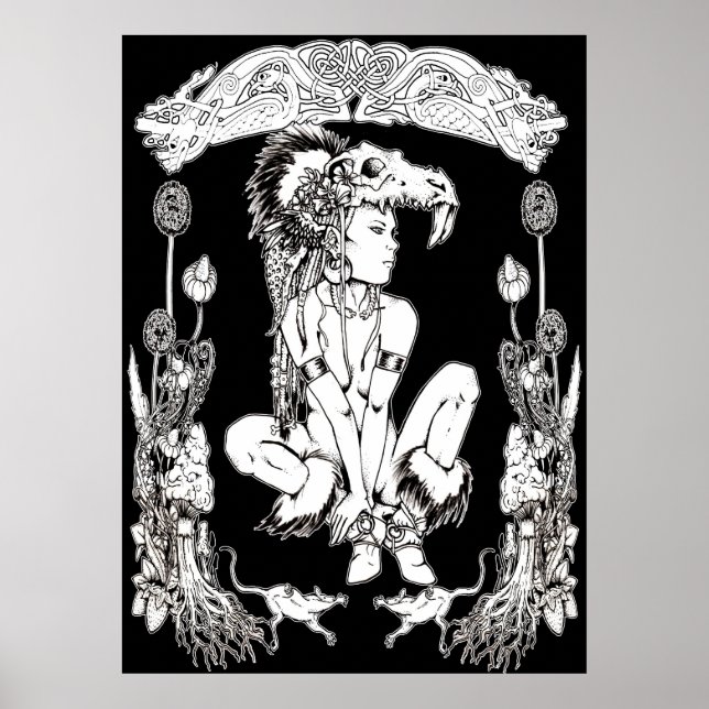 Poster Pictish Preistess (Devant)