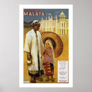 Poster Picturesque Malaya