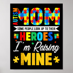Poster Pièce De Puzzle Autisme Maman Certaines Personnes