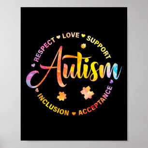 Poster Pièce de puzzle jouant au tennis Sensibilisation à