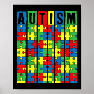 Poster Pièce de Sensibilisation sur l'autisme pour enfant