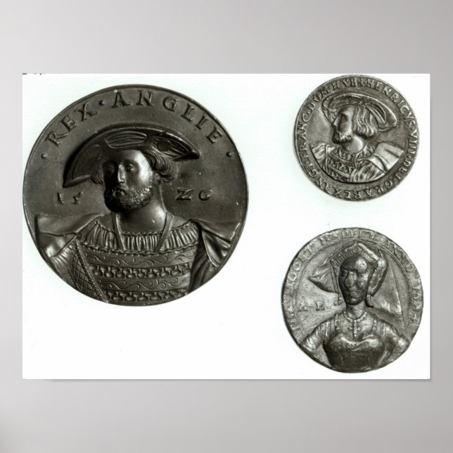 Poster Pièces représentant Henri VIII et Anne Boleyn (Devant)