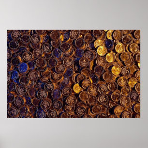 Poster Pièces Sterling