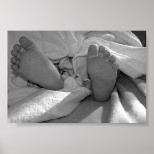 Poster Pieds bébé