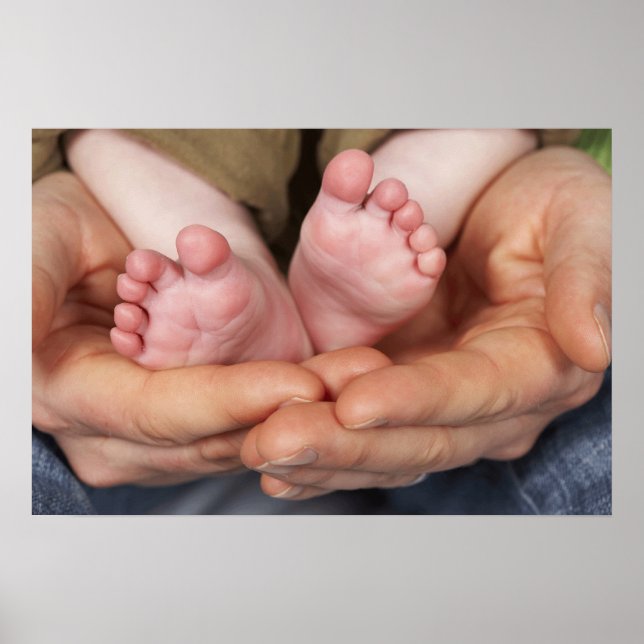 Poster Pieds bébé (Devant)