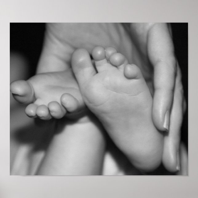 Poster Pieds bébé mignons (Devant)