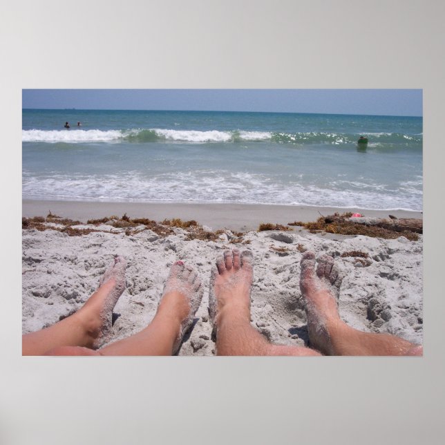 Poster Pieds de sable (Devant)