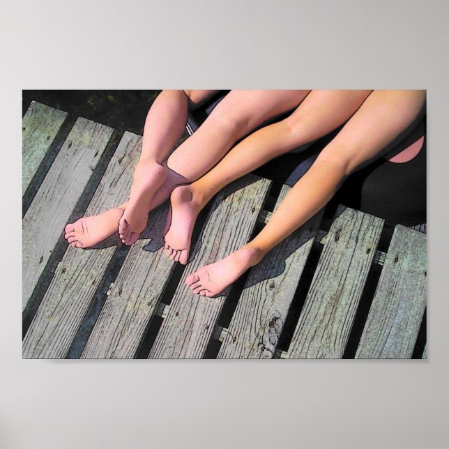 Poster Pieds sur quai (Devant)