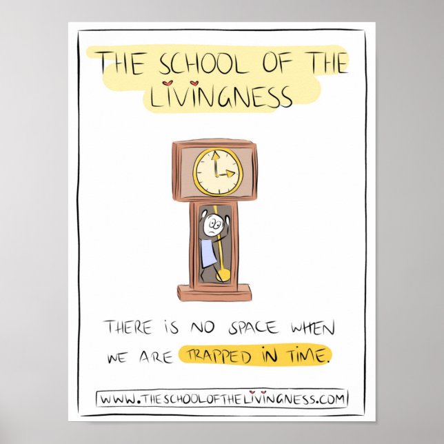 Poster piégé dans le temps (Devant)