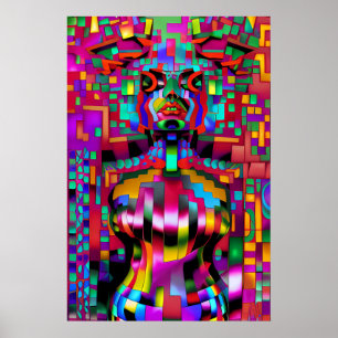 Poster Piégé dans un bug de téléporteur - Ken Gage Art