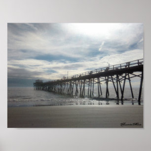 Poster Pier Atlantic Beach NC