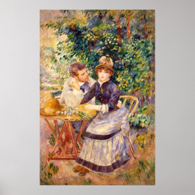 Poster Pierre A Renoir | Dans le jardin (Devant)