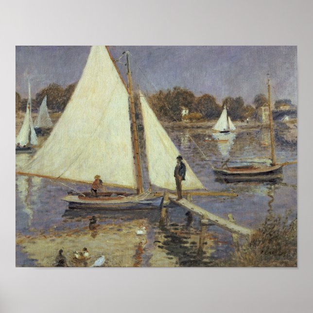 Poster Pierre A Renoir | La Seine à Argenteuil (Devant)