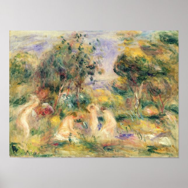 Poster Pierre A Renoir | Les Baignoires (Devant)