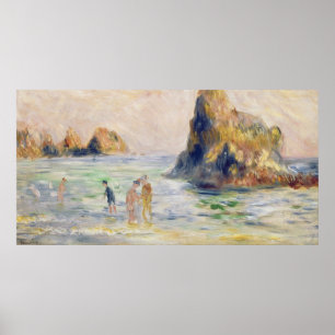 Poster Pierre A Renoir   Moulin Huet Bay, Guernesey