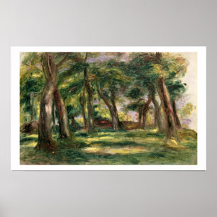 Poster Pierre A Renoir   Trees