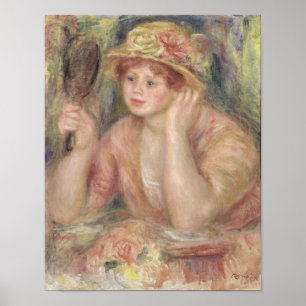 Poster Pierre A Renoir   Woman with a Mirror