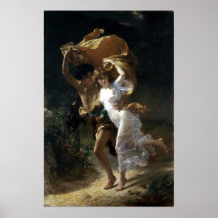 Poster Pierre-Auguste Cot La tempête