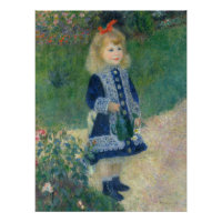 Pierre Auguste Renoir A Girl with a Watering Can