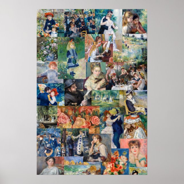 Poster Pierre-Auguste Renoir - Chefs-d'oeuvre (Devant)