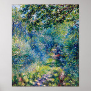Poster Pierre-Auguste Renoir - Chemin dans la Forêt