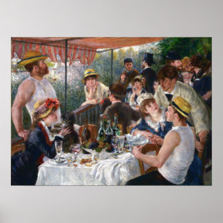 Poster Pierre-Auguste Renoir - Déjeuner de la fête nautiq