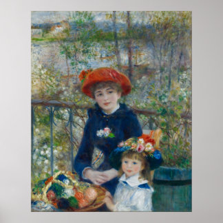 Poster Pierre-Auguste Renoir - Deux Sœurs