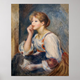 Poster Pierre-Auguste Renoir - Femme à une Lettre