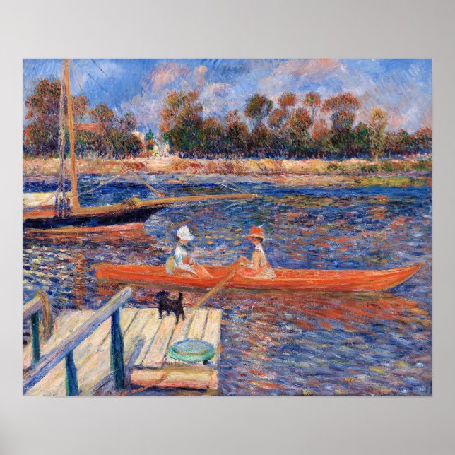 Poster Pierre-Auguste Renoir - La Seine à Argenteuil (Devant)