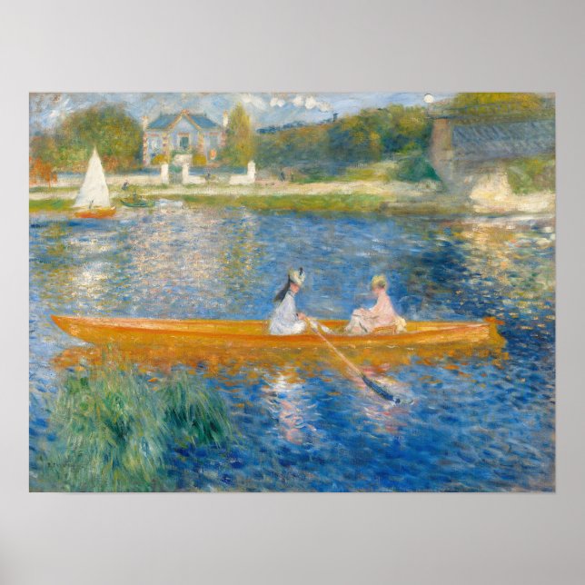 Poster Pierre-Auguste Renoir - Le Skiff (Devant)