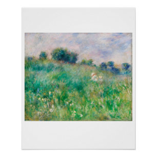 Poster: PIERRE AUGUSTE RENOIR: MEADOW 1880 Poster