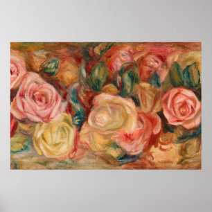Poster Pierre-Auguste Renoir - Roses