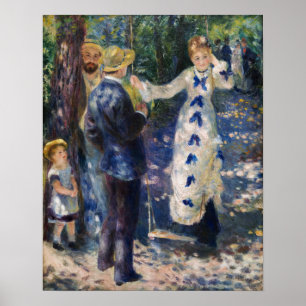Poster Pierre-Auguste Renoir - The Swing