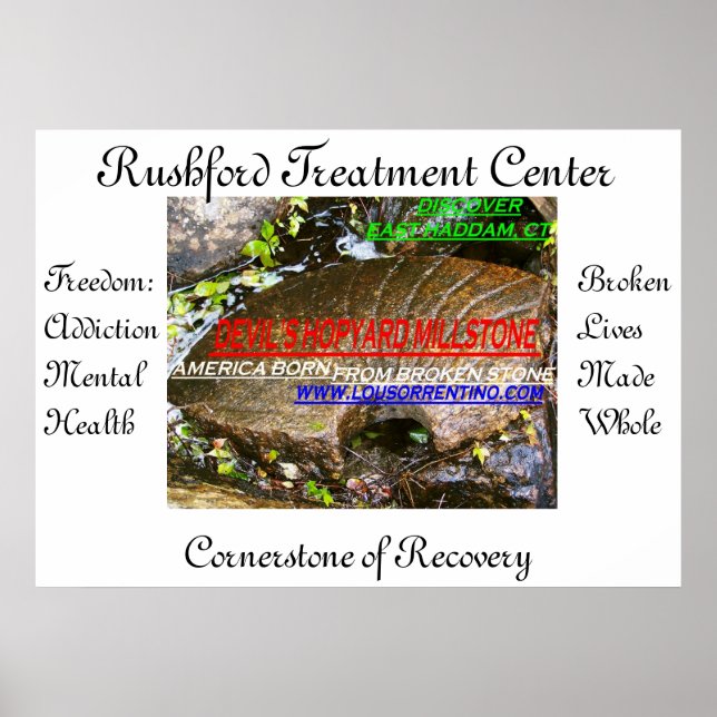 Poster Pierre de cornerie de la récupération (Devant)