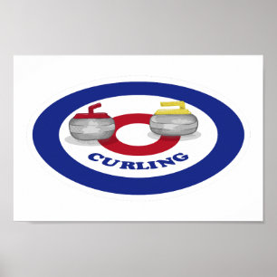 Poster Pierre de curling