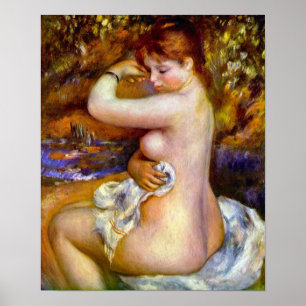 Poster Pierre Renoir - Après le bain