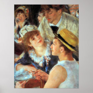 Poster Pierre Renoir - Déjeuner sur le détail de la fête 