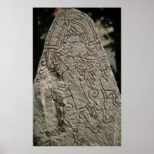 Poster Pierre runique (Devant)