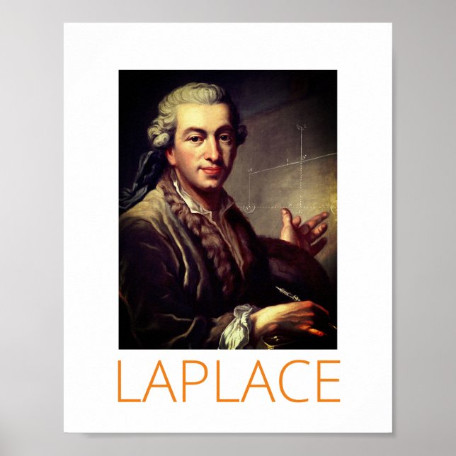 Poster Pierre-Simon Laplace (Devant)